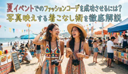 夏イベントでのファッションコーデを成功させるには？写真映えする着こなし術を徹底解説