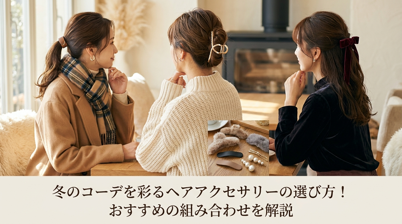 冬のコーデを彩るヘアアクセサリーの選び方！おすすめの組み合わせを解説